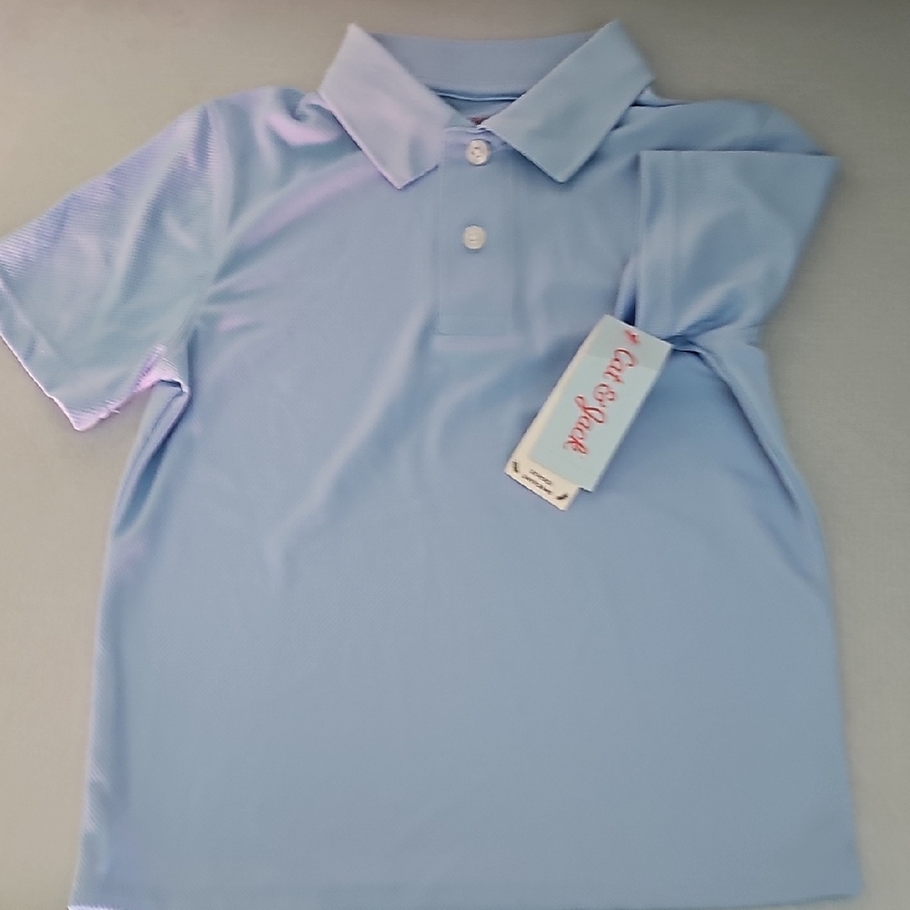 Cat & Jack Blue Polo Shirt Short Sleeve Casual